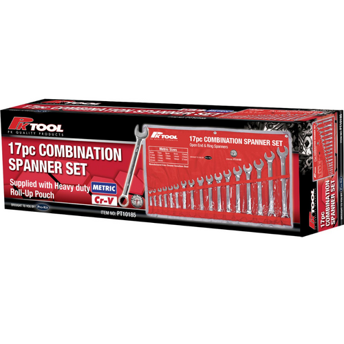 PKTool 17 Piece Combination Metric Spanner Set PT10185 thumbnail