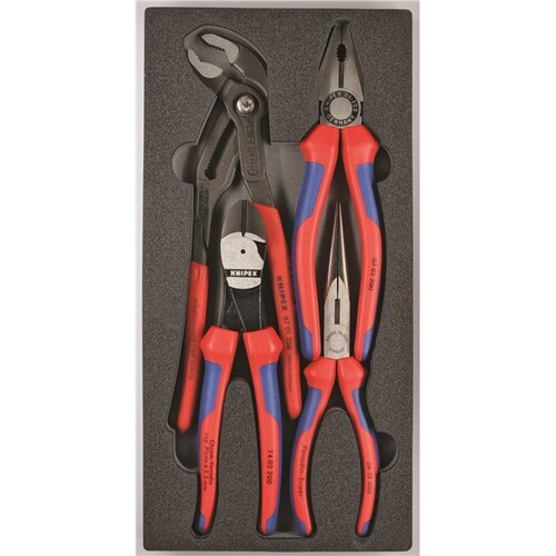 Knipex Mixed Plier Foam Tray Set 4pc 002001V08 thumbnail