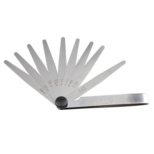 Toledo Tapered Feeler Gauge 10 Blade Metric (0.04ÔÇô0.63Mm) 301159 thumbnail