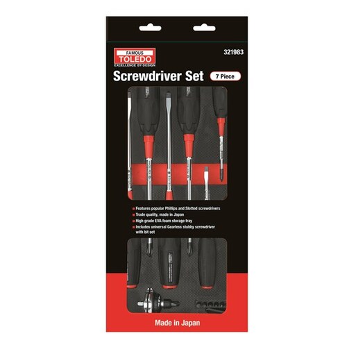 Toledo Screwdriver Set 7 Pc 321983 321983 thumbnail