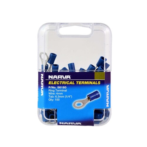 RING TERMINAL BLUE 6.3mm (100) thumbnail
