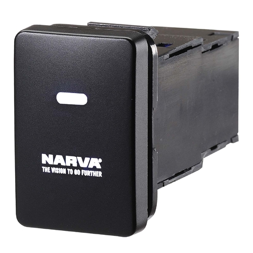 Narva 12 Volt ON/OFF LED Illuminated Sealed Push Switch (Blue) 63300BL thumbnail