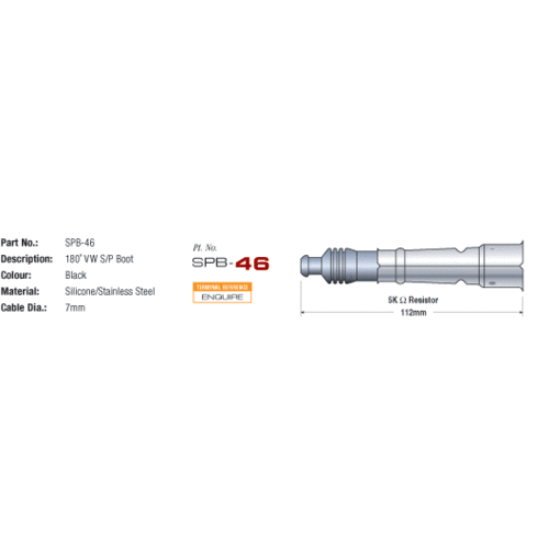 Eagle Black 7mm Ultimate Ignition Leads Set 74710-0 thumbnail