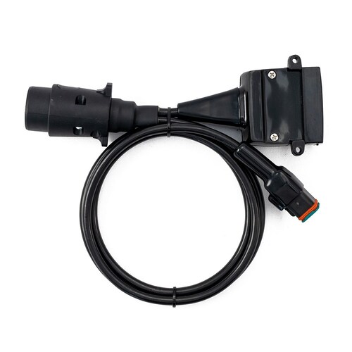 Elecbrakes Plug And Play Adapter Large Round 7 Pin To Flat 12 Pin A7LR-12 thumbnail