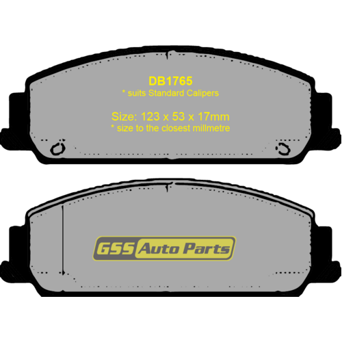 Ultima Front Brake Disc Rotors (pair) & Ceramic Brake Pads AAP2026-DB1765C thumbnail