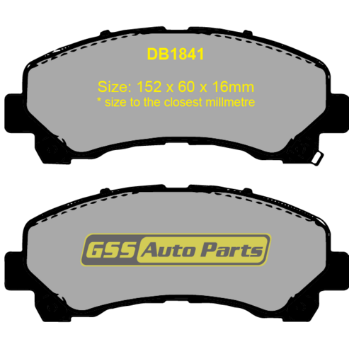 Ultima Front Brake Disc Rotors (pair) & 4wd Brake Pads AAP2840-DB1841-4WD RDA7546 thumbnail