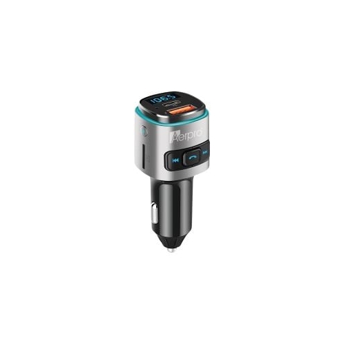 Aerpro Bluetooth FM Transmitter PD 30W USB-C and Quick Charge 3.0 USB-A APBT215 thumbnail