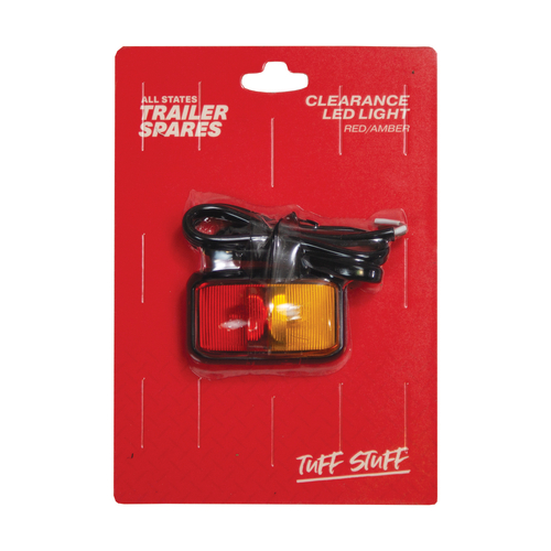 All States Trailer Spares 12/24V Led Red/Amber Clearance Side Marker Lamp R4127CLED thumbnail