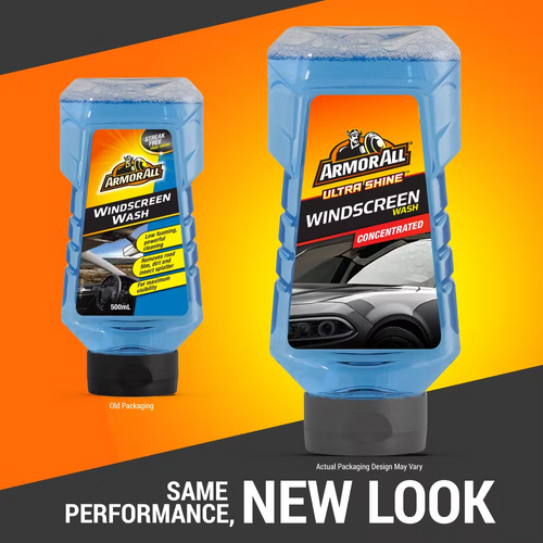 Armor All Ultra Shine Windscreen Wash Concentrate 500mL AUSGLCB-500-1ANZ thumbnail