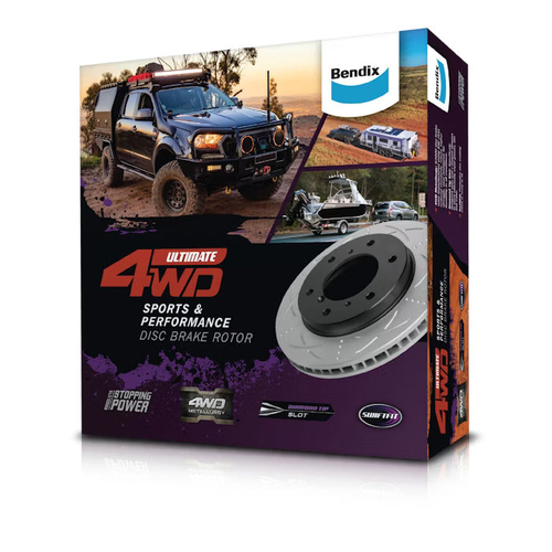 Bendix Front Ultimate 4WD Slotted Brake Disc Rotor BR2060ULT4WD thumbnail