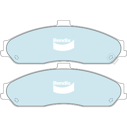 Bendix Front Bendix Ultimate Slotted Brake Rotors & Brake Pads BR2107-DB1868ULT thumbnail