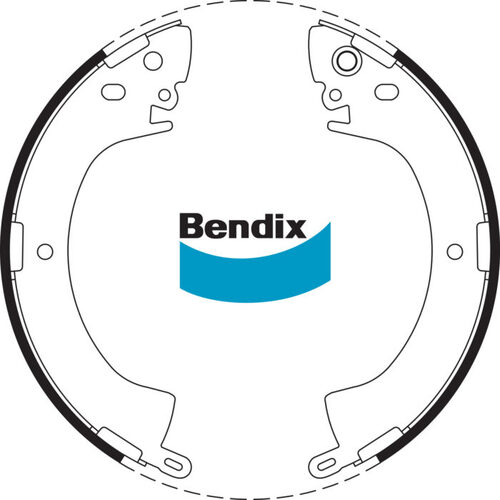 Bendix Rear Brake Shoes BS1594 R1594 thumbnail