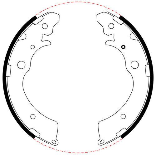 BS1764 BRAKE SHOES thumbnail
