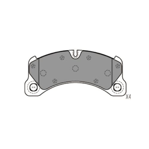 Bremtec Euroline Ece R90 Approved Ceramic Brake Pads BT18200ELC thumbnail