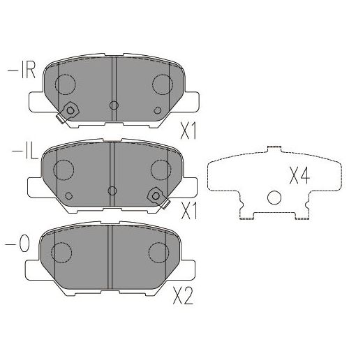 Bremtec Rear General Purpose Brake Pads BT19430TS DB2294 thumbnail