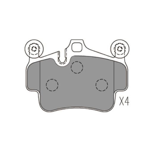 Bremtec Euroline Ece R90 Approved Ceramic Brake Pads BT19810ELC thumbnail