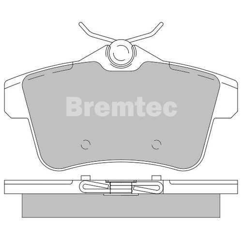 Bremtec Euroline Ece R90 Approved Ceramic Brake Pads BT2077ELC thumbnail