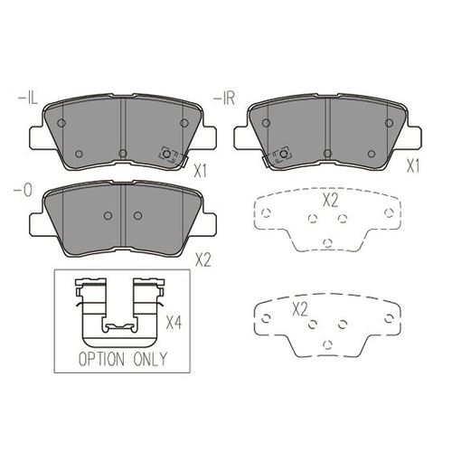 Bremtec Trade Series General Purpose Brake Disc Pads BT2298TS thumbnail