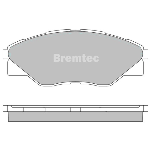 Bremtec Front General Purpose Brake Pads BT2332TS DB1985 thumbnail