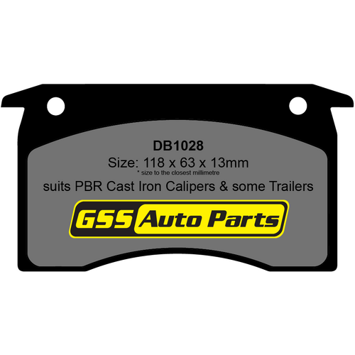 Bremtec Front General Purpose Brake Pads BT991TS DB1028 thumbnail