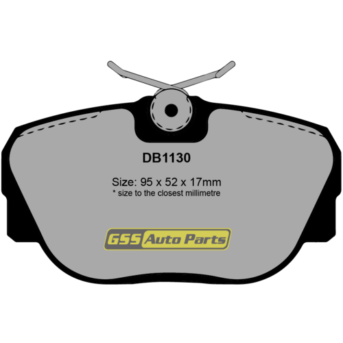 Front T/P by Bendix Brake Pads DB1130TP DB1130 / DB1157 thumbnail