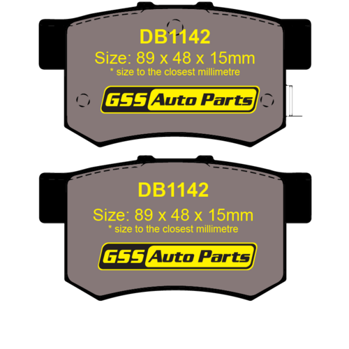 Rear Ultra Plus Ceramic Brake Pads DB1142UP DB1142 thumbnail