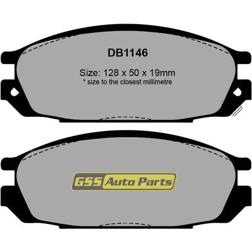 Bendix Rear 4WD Brake Pads DB1146-4WD DB1146 thumbnail