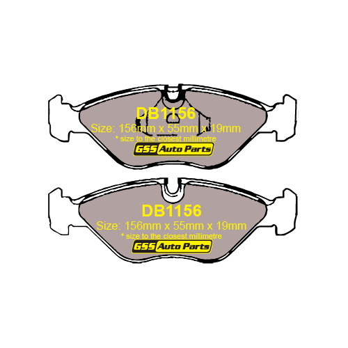 Bendix Front Heavy Duty Brake Pads DB1156HD DB1156 thumbnail