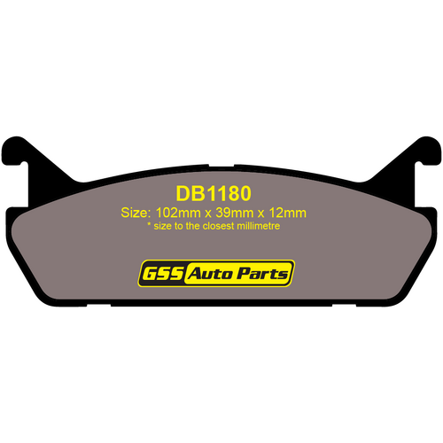 DBA Rear Street Series Brake Pads DB1180SS DB1180 thumbnail
