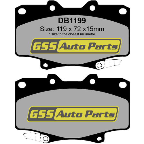 DBA Front Street Series Brake Pads DB1199SS DB1199 thumbnail