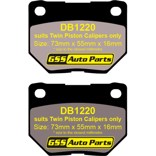 DBA Rear Xtreme Performance Brake Pads DB1220XP DB1220 thumbnail