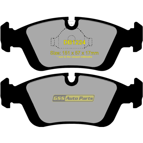 DBA RACE BRAKE PADS [ BMW 318 94 - 99 F ] thumbnail