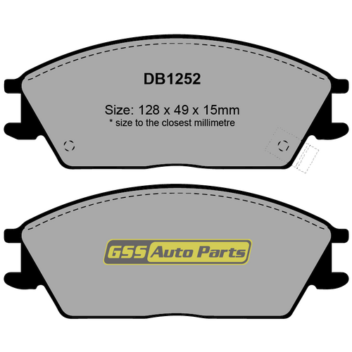 DBA Front Street Series Brake Pads DB1252SS DB1252 thumbnail