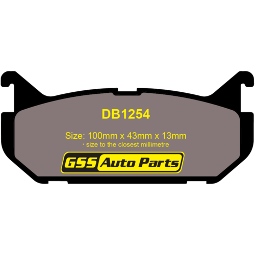 Rear Ultra Ceramic Brake Pads DB1254CP DB1254 thumbnail