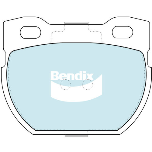 Bendix Rear 4WD Brake Pads DB1306-4WD DB1306 thumbnail