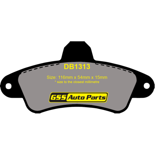 Rear Ultra Ceramic Brake Pads DB1313CP DB1313 thumbnail