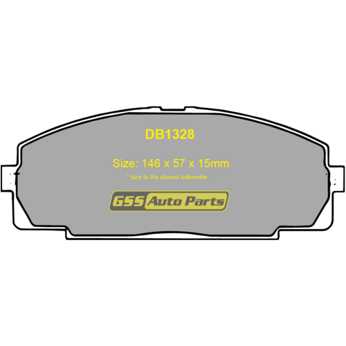 Front Ultra 4wd Brake Pads DB1328F DB1328 thumbnail
