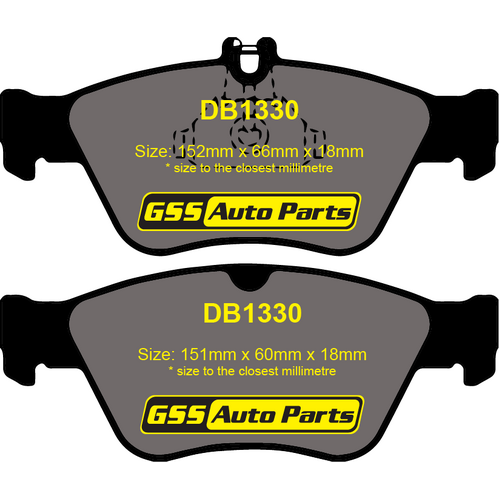 DBA Front Street Series Brake Pads DB1330SS DB1330 thumbnail