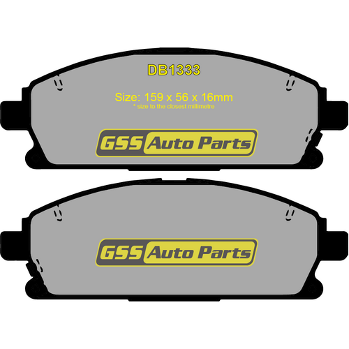 DBA Front Xtreme Performance Brake Pads DB1333XP DB1333 thumbnail