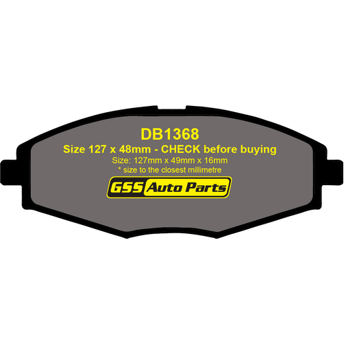 DBA Front Street Series Brake Pads DB1368SS DB1368 thumbnail