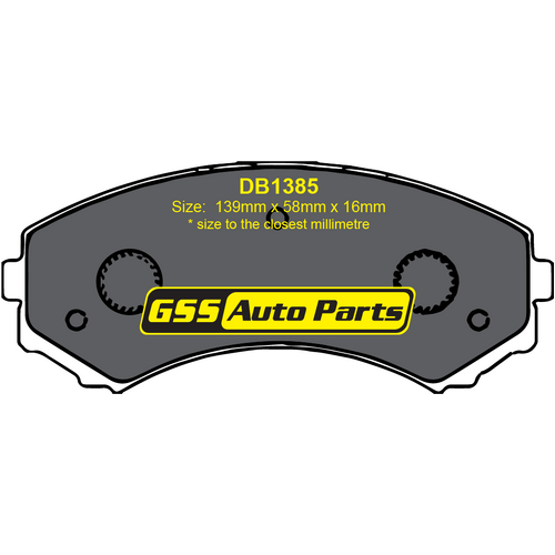 DBA Front Street Series Brake Pads DB1385SS DB1385 thumbnail
