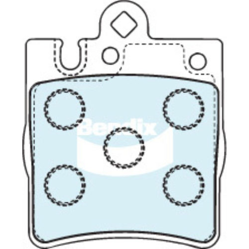 Bendix GCT Rear Brake Pads DB1457GCT thumbnail