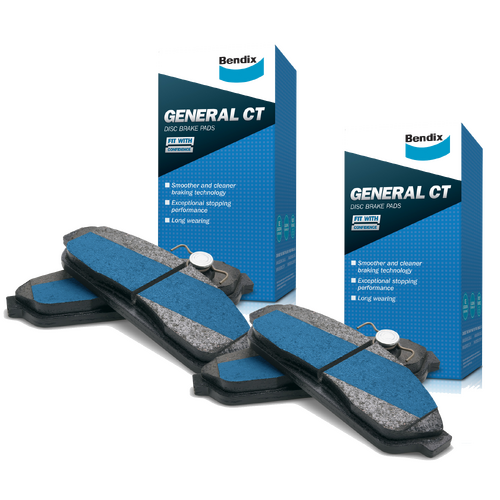 Bendix GCT Front & Rear Brake Pad Set DB1473GCT DB1376GCT thumbnail