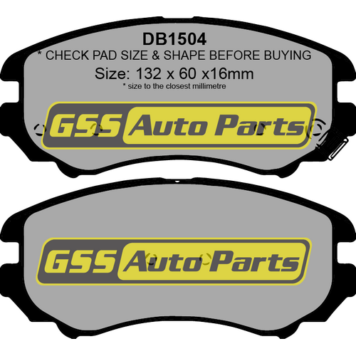 DBA Front Street Series Brake Pads DB1504SS DB1504 thumbnail