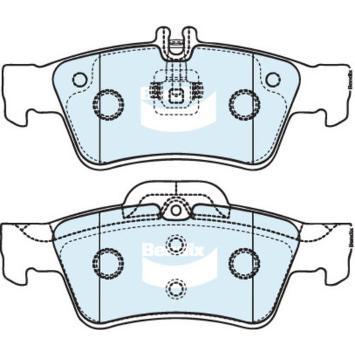 Bendix Rear GCT Brake Pads DB1657GCT thumbnail