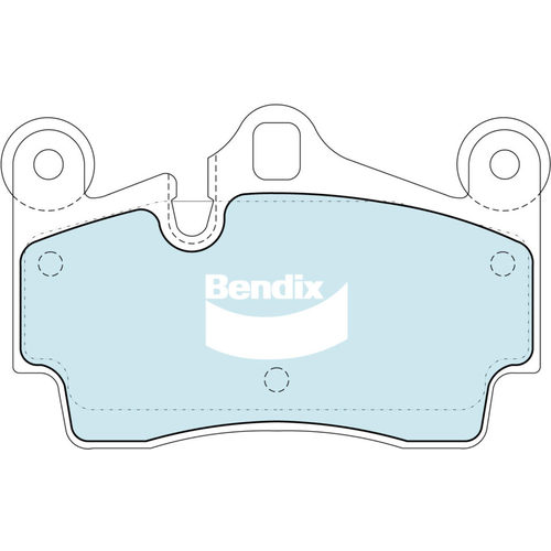 Bendix Rear 4WD Brake Pads DB1677-4WD thumbnail
