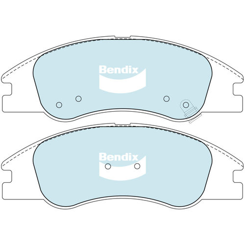 Bendix Front GCT Brake Pads DB1727GCT thumbnail