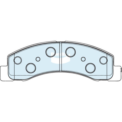 Bendix Front Heavy Duty Brake Pads DB1731HD thumbnail