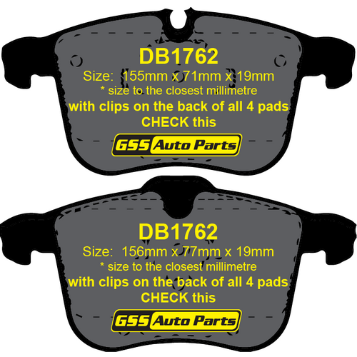 DBA Front Street Series Brake Pads DB1762SS DB1762 thumbnail