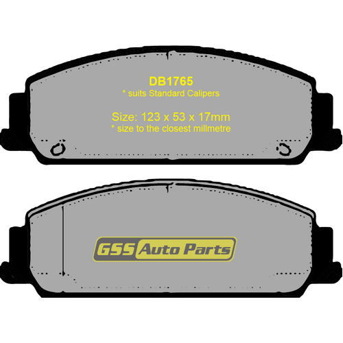 DBA Front Xtreme Performance Brake Pads DB1765XP DB1765 thumbnail